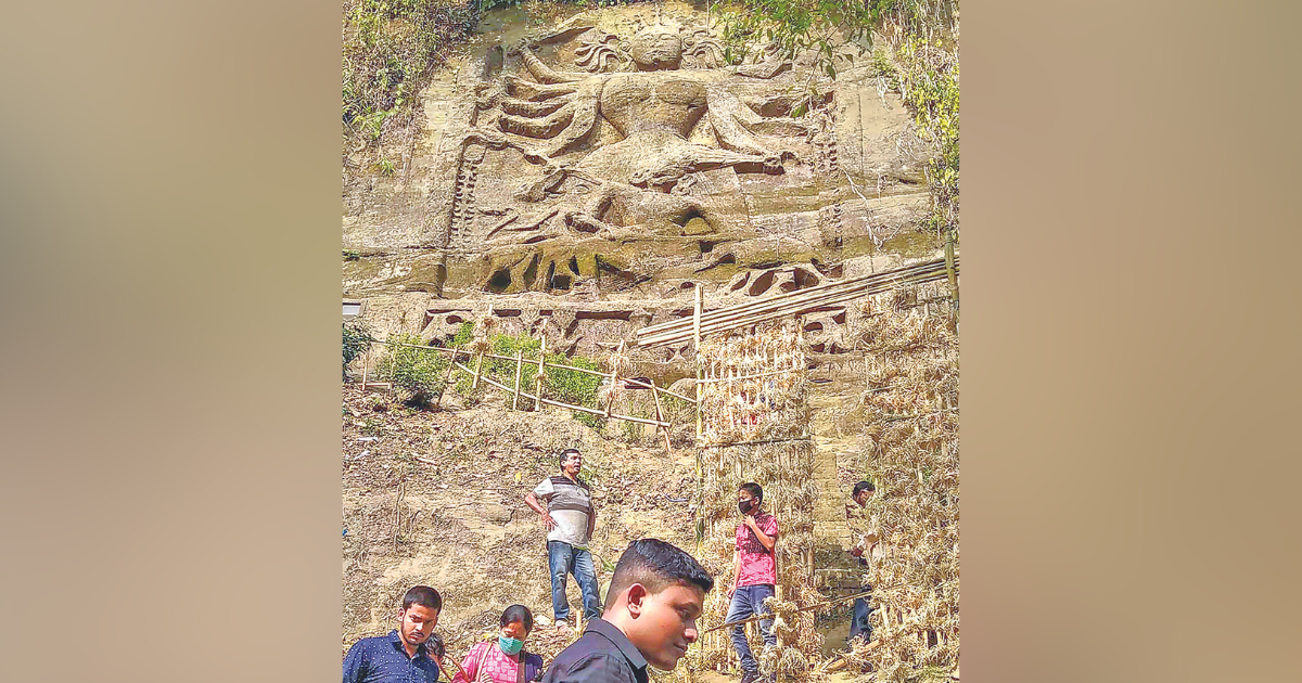 Mysterious 15th-century rock carvings dot Kalajhari Hills in Tripura